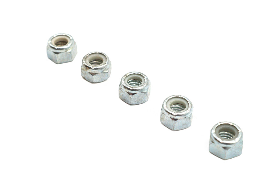 V-Twin - Zinc Plated Hex Nuts 5/16 inch-18 Nyloc
