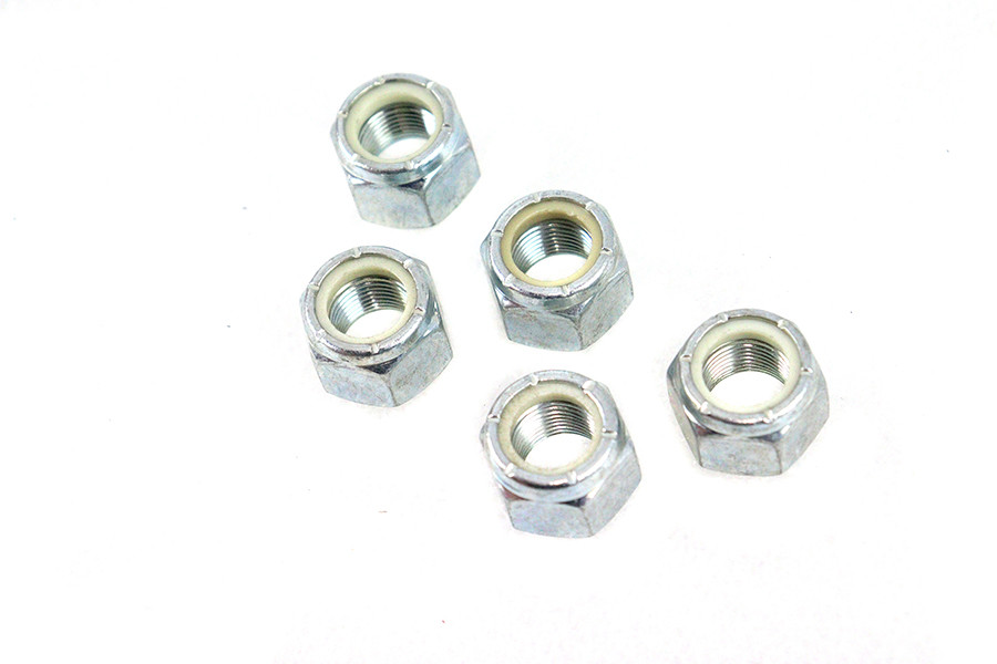 V-Twin - Zinc Plated Hex Nuts 5/8 inch-18 Nyloc