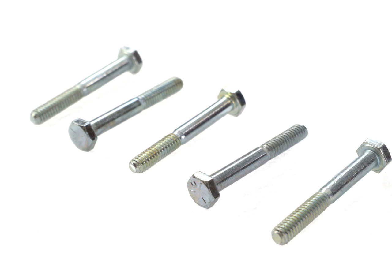 V-Twin - Hex Cap Bolts Zinc 1/4 inch X 2 inch