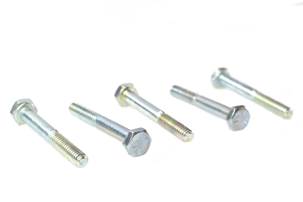 V-Twin - Hex Cap Bolts Zinc 1/4 inch X 2 inch