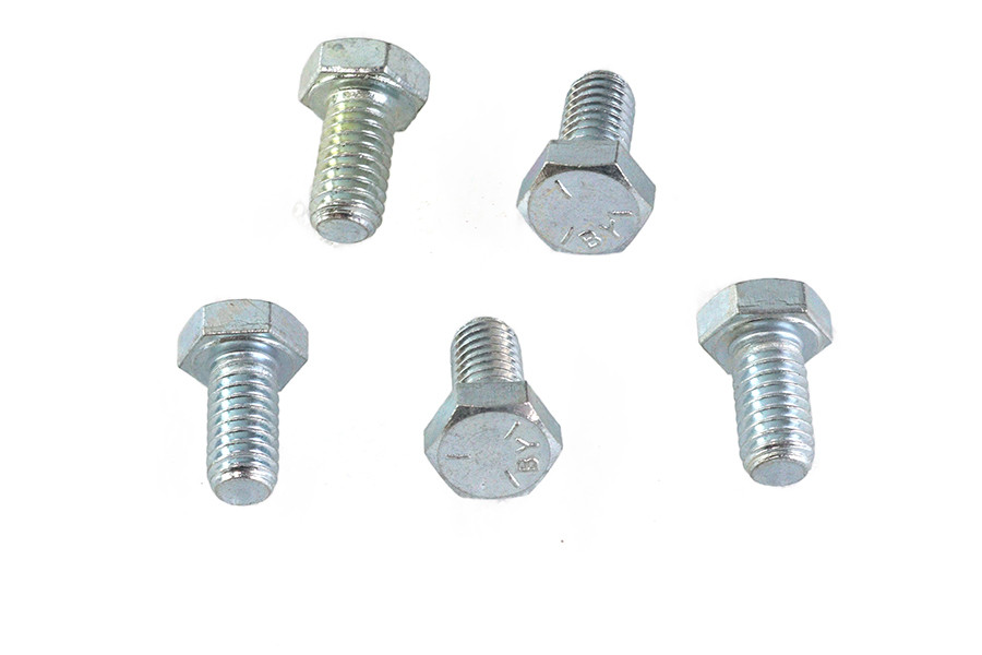 V-Twin - Hex Cap Bolts Zinc 5/16 inch X 5/8 inch