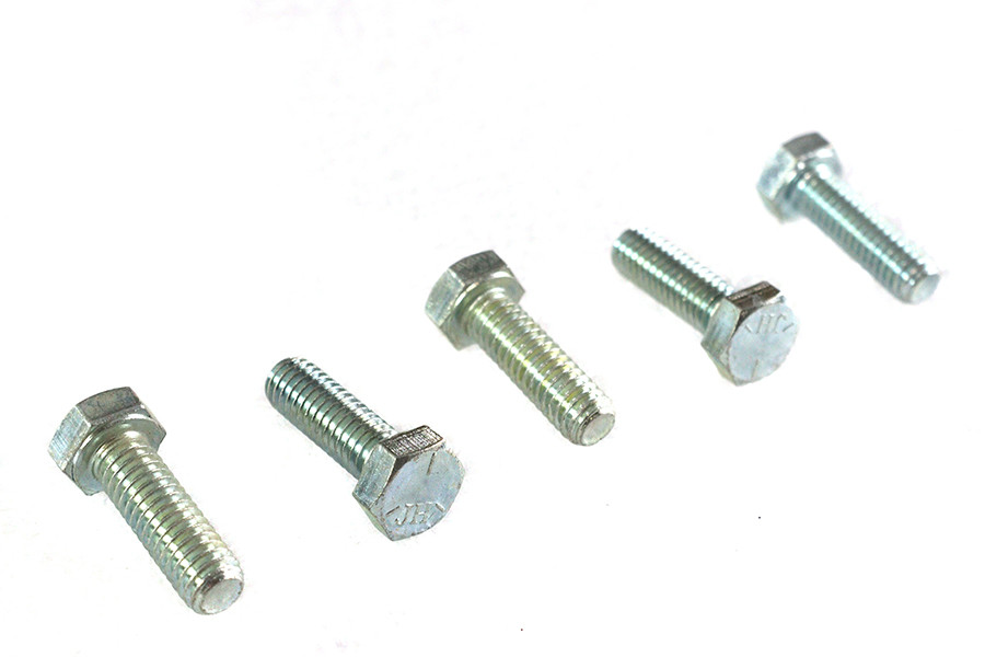 V-Twin - Hex Cap Bolts Zinc 5/16 inch X 1 inch