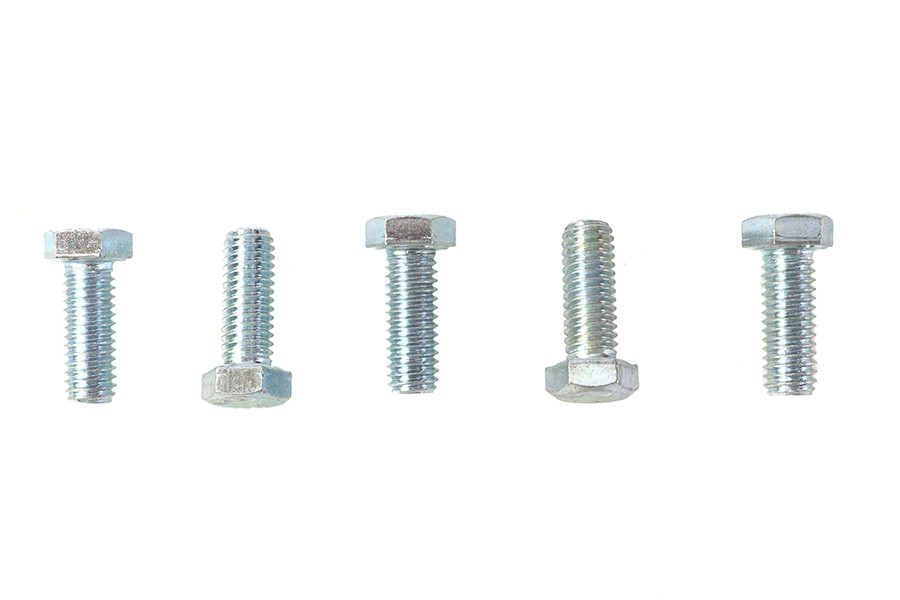 V-Twin - Hex Cap Bolts Zinc 3/8 inch x 1 inch
