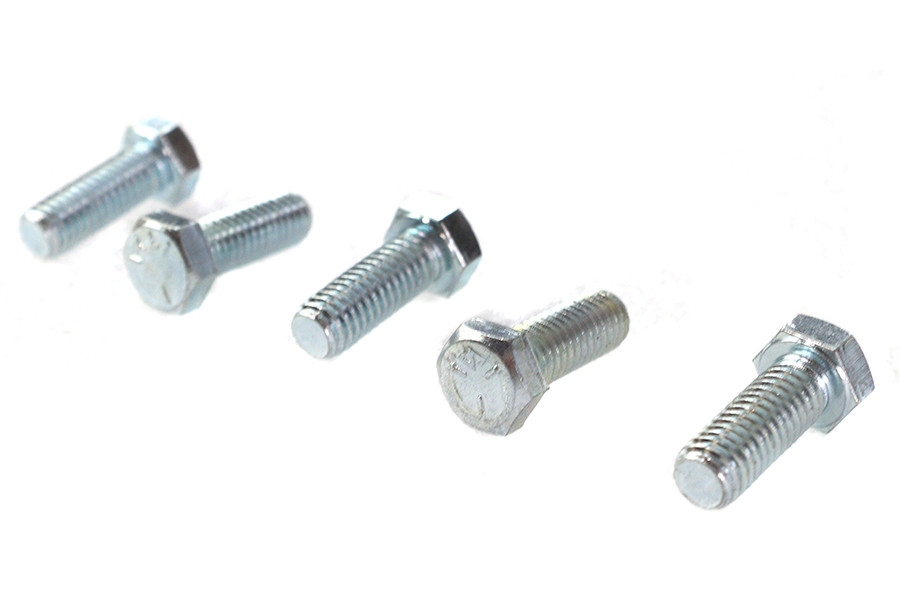 V-Twin - Hex Cap Bolts Zinc 3/8 inch x 1 inch