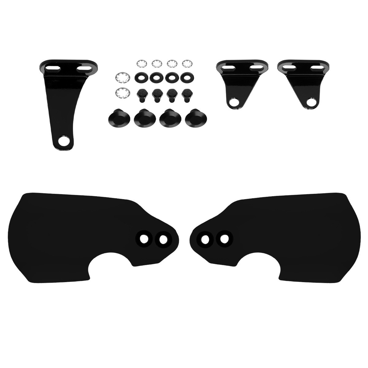 Hogworks Hand Guards for Harley® Softail & Road King Special Flhrxs '18-'25 | Dark Smoke