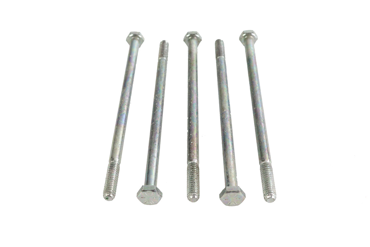 V-Twin - Zinc Hex Cap Bolts 1/4 inch-20 x 5-1/4 inch