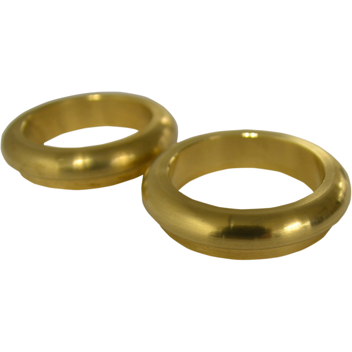 LA Choppers #LA-7503-49G - Fork Boot Cover - 49 mm - Brass