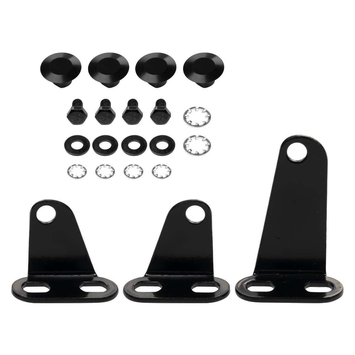 Hogworks Hand Guards for Harley® Touring / Low Rider ST | Dark Smoke