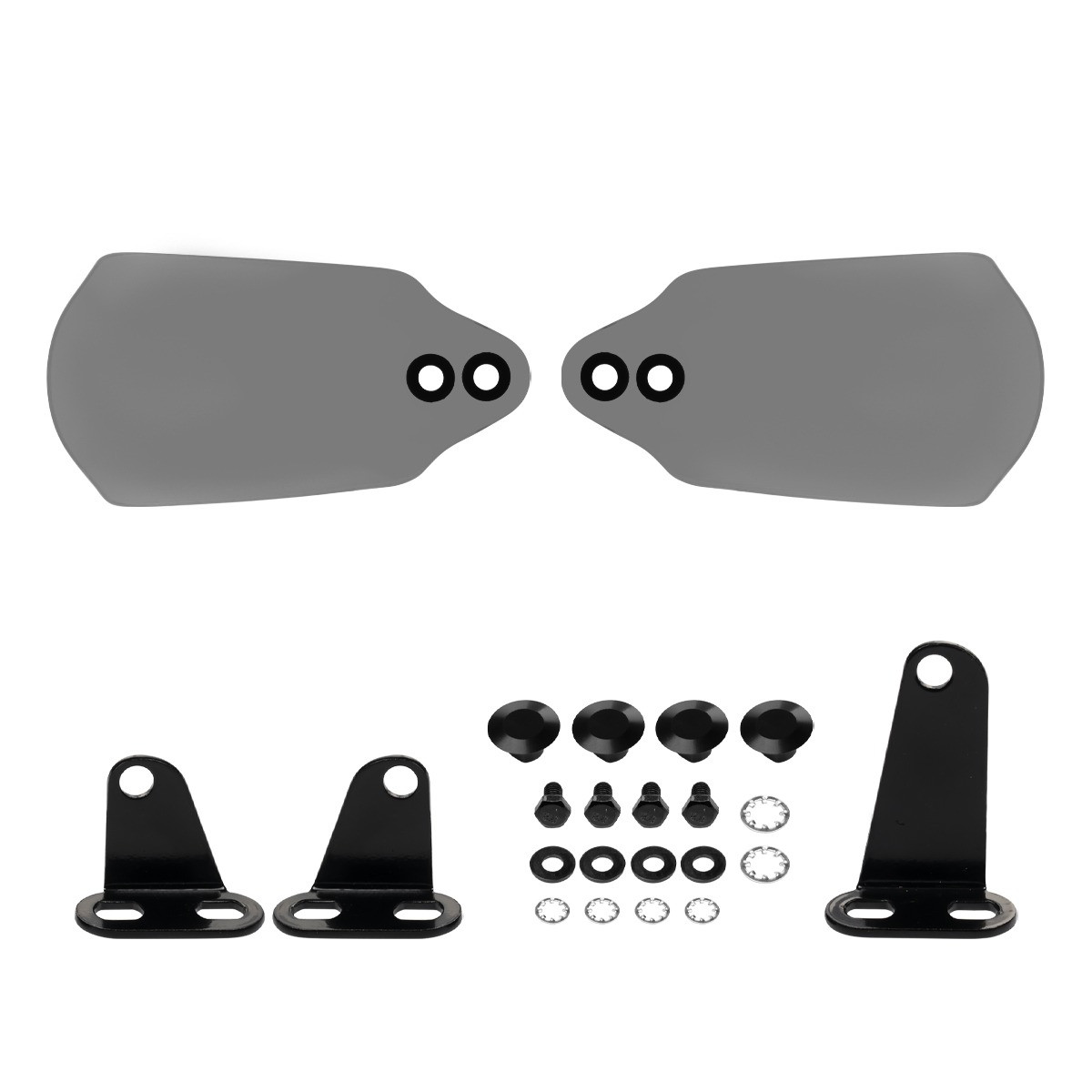Hogworks Hand Guards for Harley® Touring / Low Rider ST | Smoke
