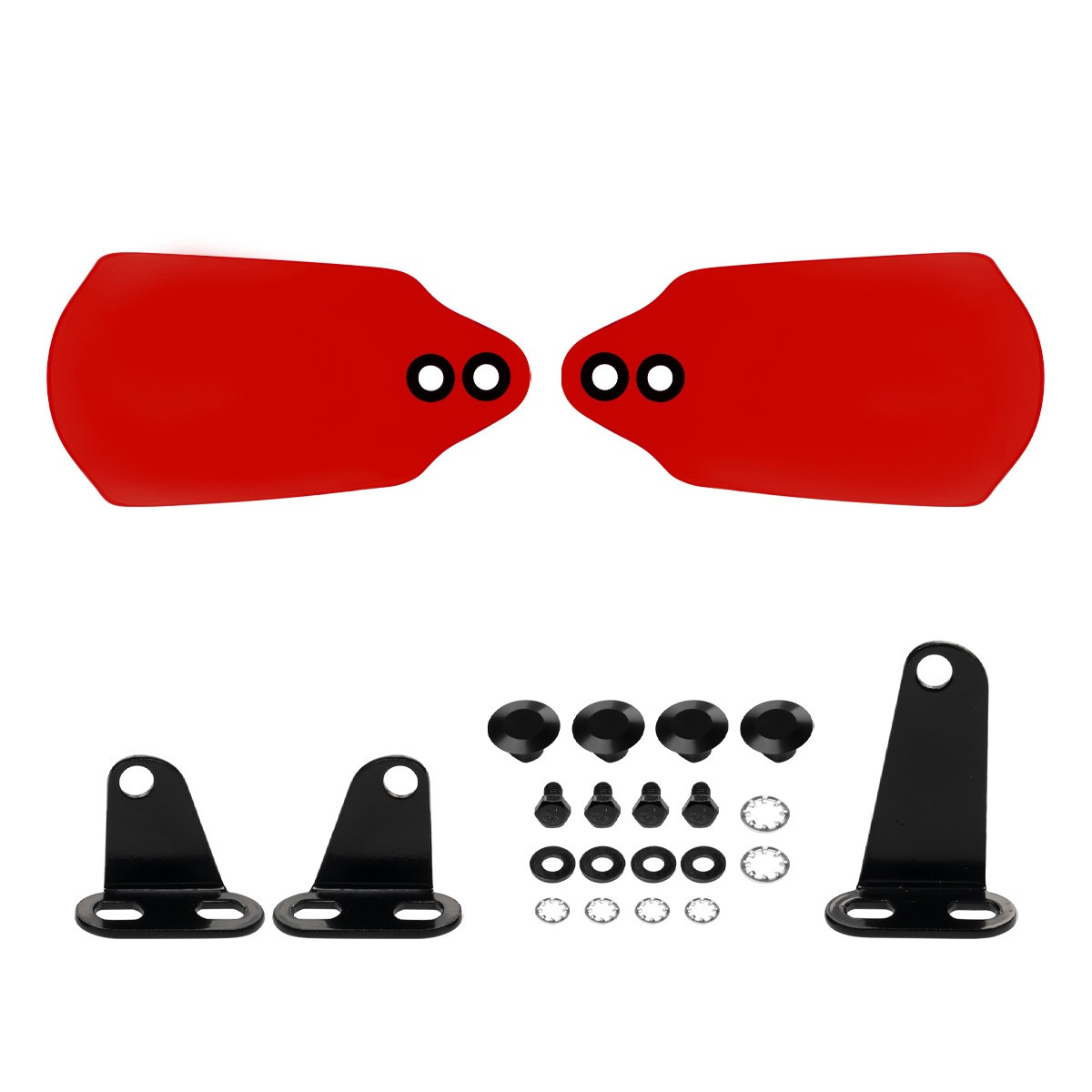 Hogworks Hand Guards for Harley® Touring / Low Rider ST | Red