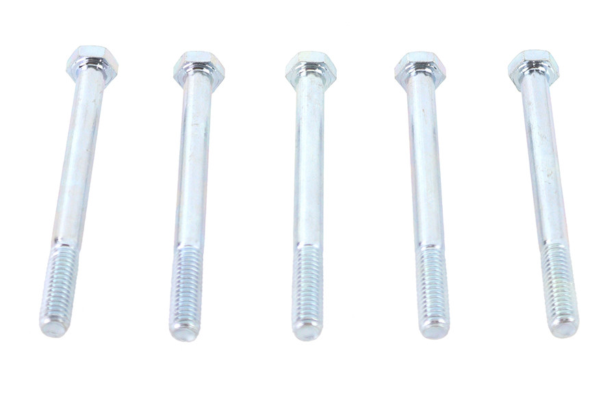 V-Twin - Zinc Hex Cap Bolts 5/16 inch-18 x 3-1/2 inch