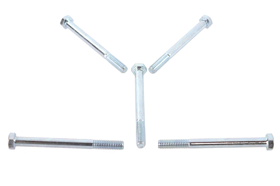 V-Twin - Zinc Hex Cap Bolts 5/16 inch-18 x 3-1/2 inch