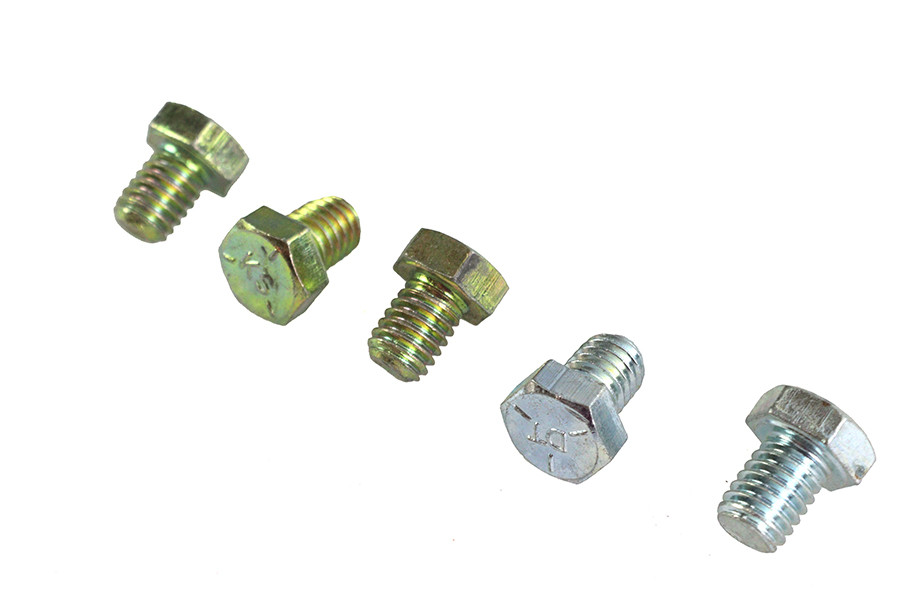 V-Twin - Zinc Hex Cap Bolts 3/8 inch-16 x 1/2 inch