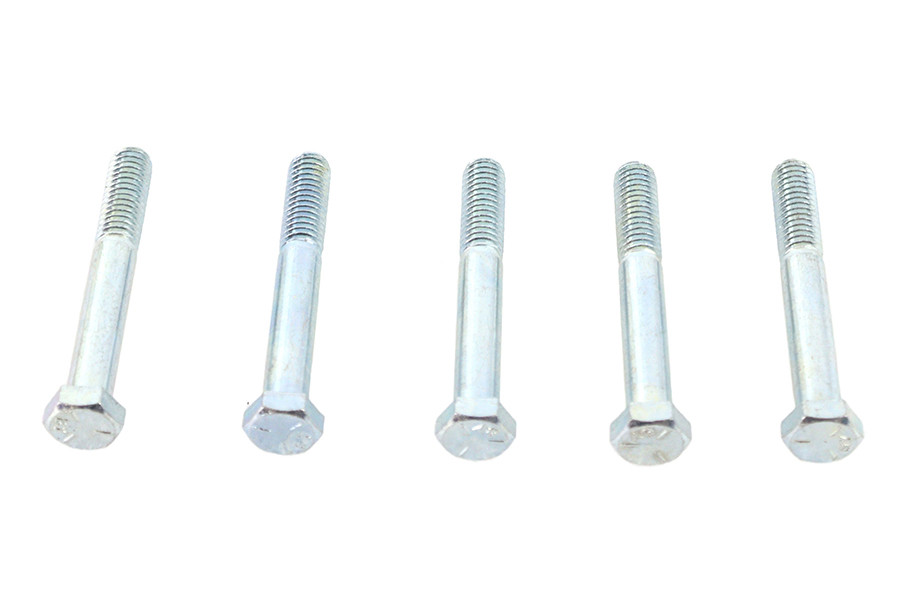V-Twin - Zinc Hex Cap Bolts 3/8 inch-16 x 3-1/4 inch