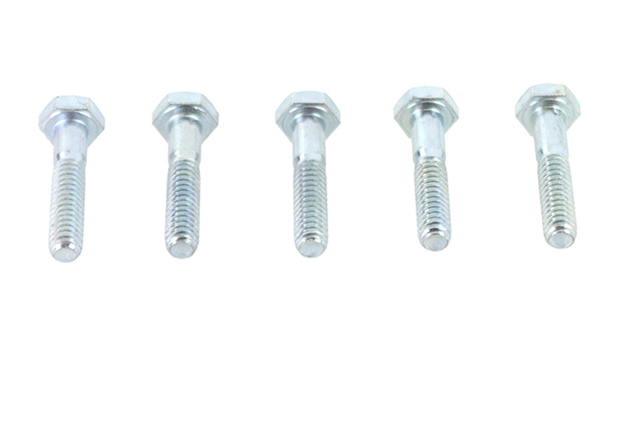 V-Twin - Zinc Hex Cap Bolts 7/16 inch-14 x 1 inch