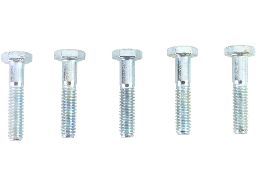 V-Twin - Zinc Hex Cap Bolts 7/16 inch-14 x 1 inch