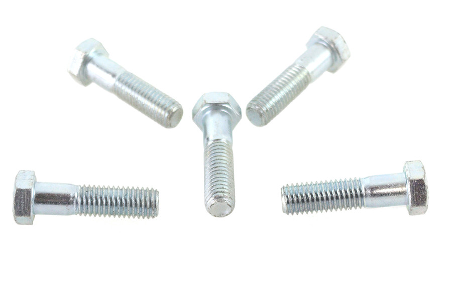V-Twin - Zinc Hex Cap Bolts 1/2 inch-13 x 2 inch