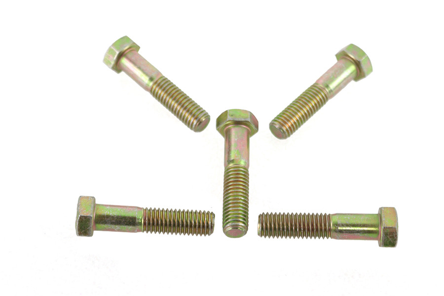 V-Twin - Zinc Hex Cap Bolts 1/2 inch-13 x 2-1/4 inch
