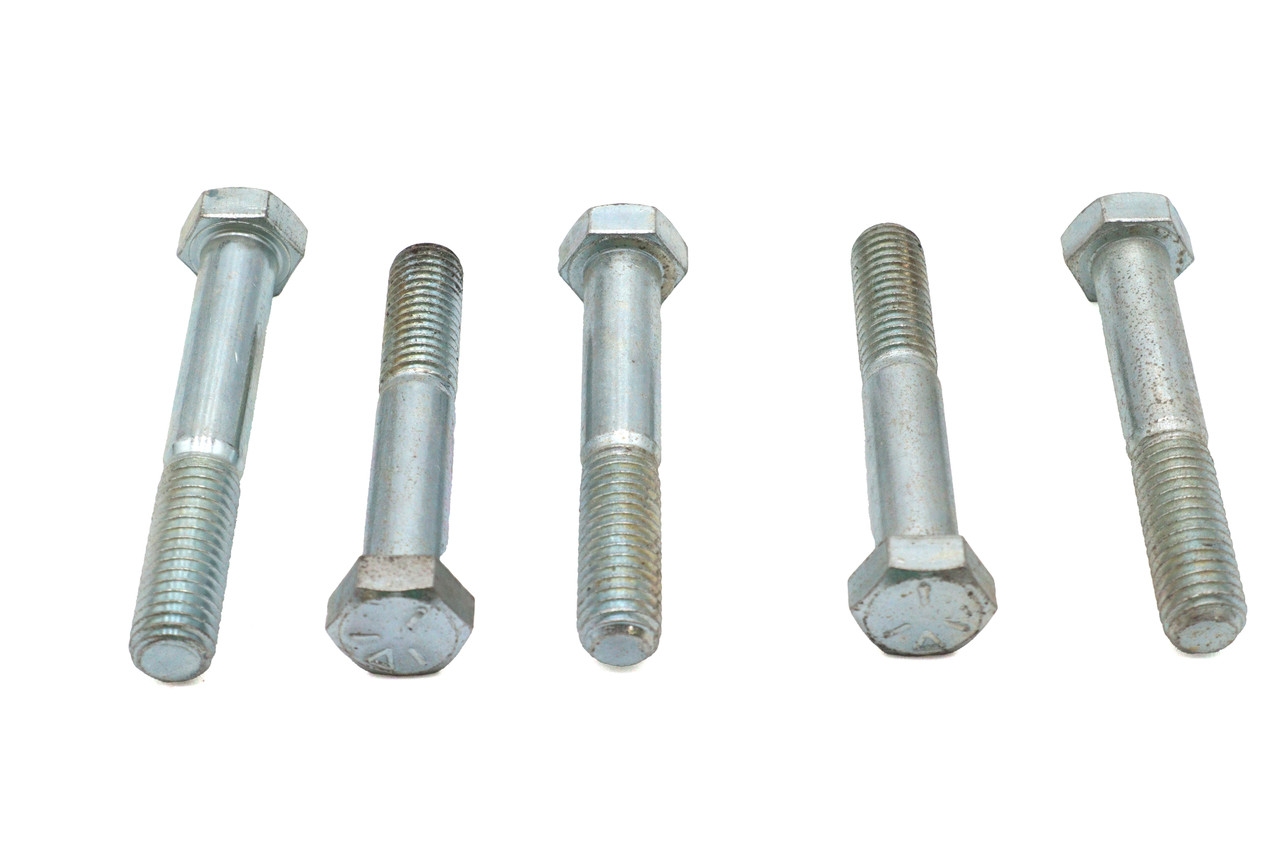 V-Twin - Zinc Hex Cap Bolts 1/2 inch-13 x 3 inch