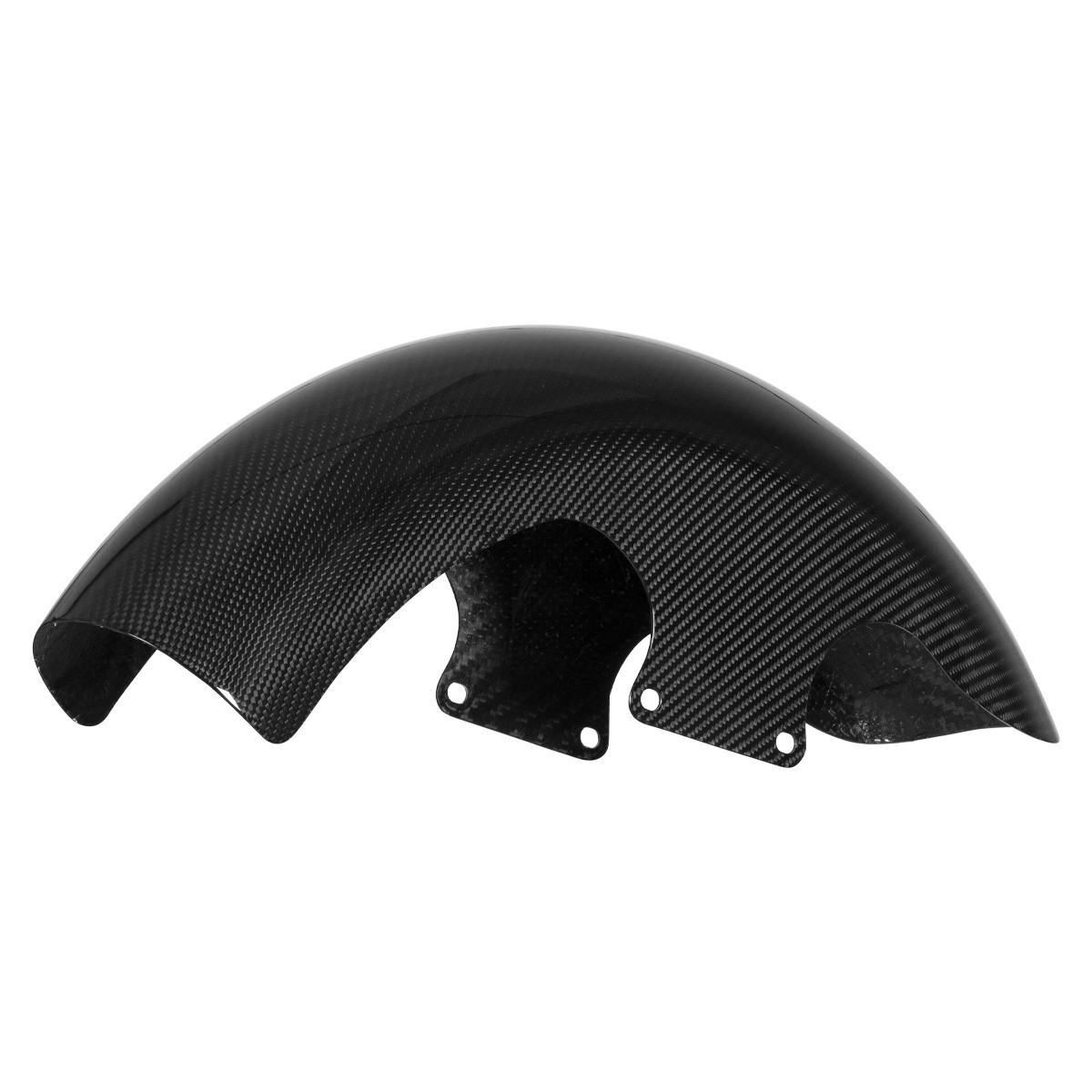 Hogworks Hogworkz® 100% Carbon Fiber Mid-length 21" Front Fender for Harley® Touring '23.5-'25