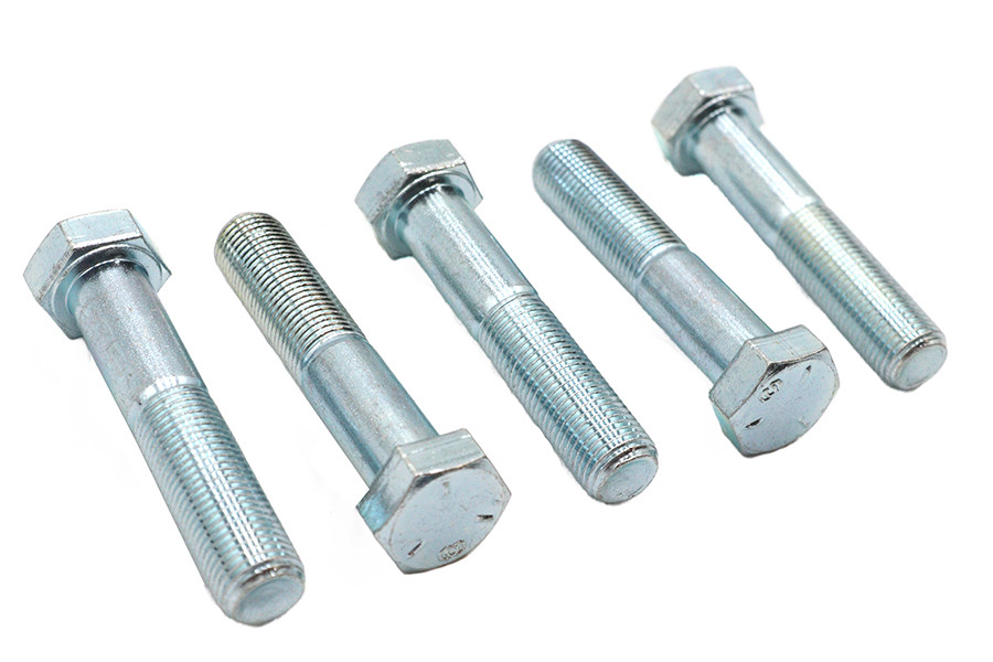 V-Twin - Zinc Hex Cap Bolts 1/4 inch-28 x 1/2 inch