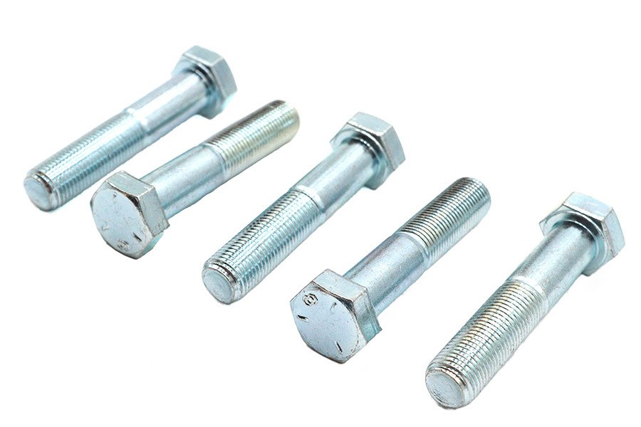 V-Twin - Zinc Hex Cap Bolts 1/4 inch-28 x 1/2 inch