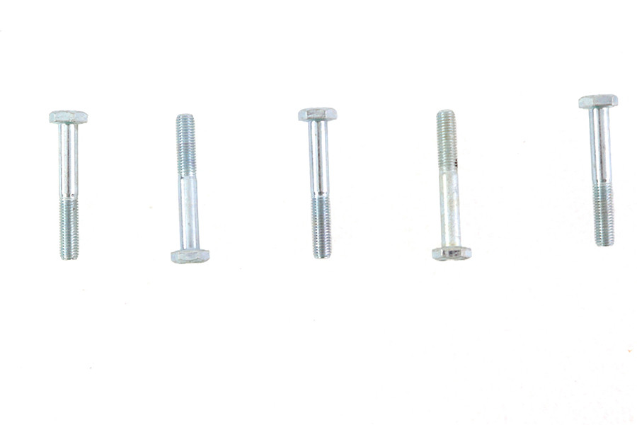 V-Twin - Zinc Hex Cap Bolts 1/4 inch-28 X 1-3/4 inch