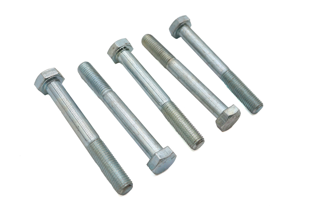 V-Twin - Zinc Hex Cap Bolts 5/16 inch-24 x 2-1/2 inch