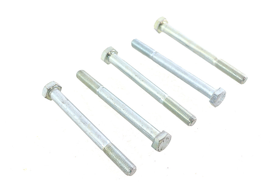V-Twin - Zinc Hex Cap Bolts 5/16 inch-24 x 3-1/4 inch