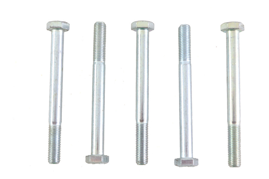 V-Twin - Zinc Hex Cap Bolts 5/16 inch-24 x 3-1/4 inch