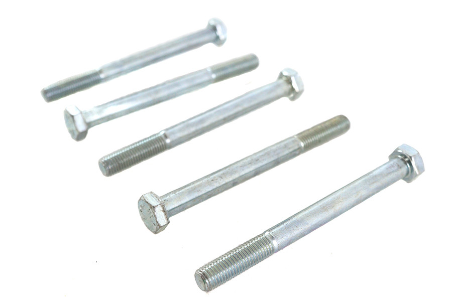 V-Twin - Zinc Hex Cap Bolts 5/16 inch-24 x 3-1/2 inch