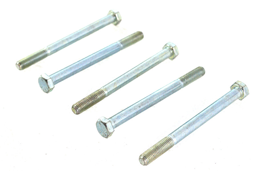 V-Twin - Zinc Hex Cap Bolts 5/16 inch-24 x 3-3/4 inch