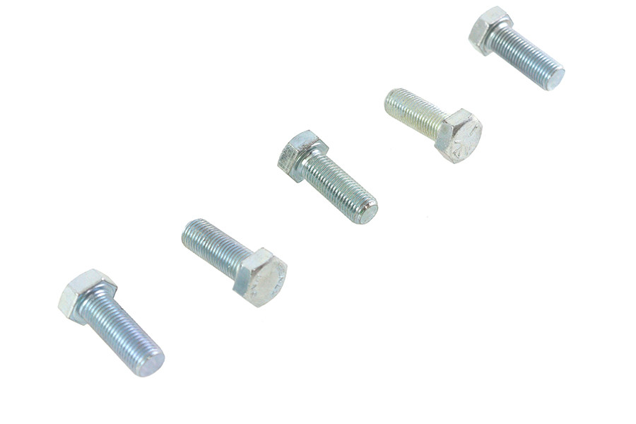 V-Twin - Zinc Hex Cap Bolts 3/8 inch-24 x 1 inch