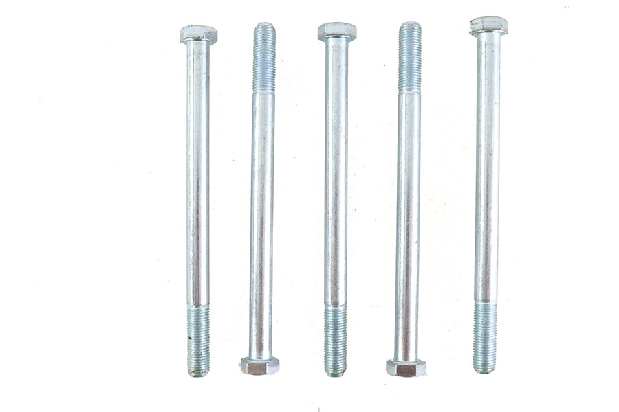 V-Twin - Zinc Hex Cap Bolts 3/8 inch-24 x 5-1/2 inch