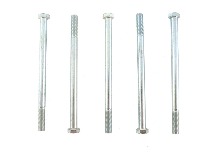 V-Twin - Zinc Hex Cap Bolts 3/8 inch-24 x 6 inch