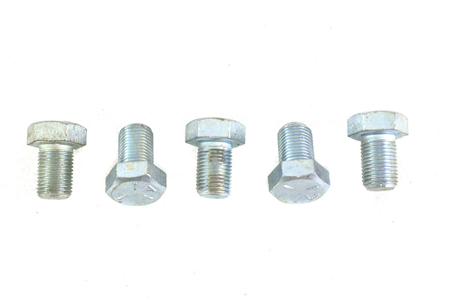 V-Twin - Zinc Hex Cap Bolts 1/2 inch-20 x 3/4 inch