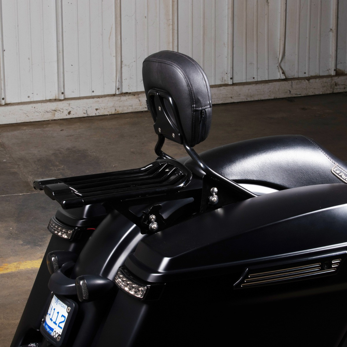 Hogworks Air Glide Two Up Luggage Rack for Harley Touring '09-'25