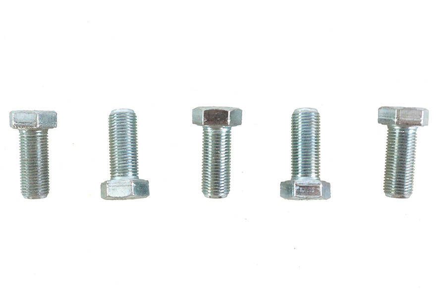 V-Twin - Zinc Hex Cap Bolts 1/2 inch-20 x 1-1/4 inch
