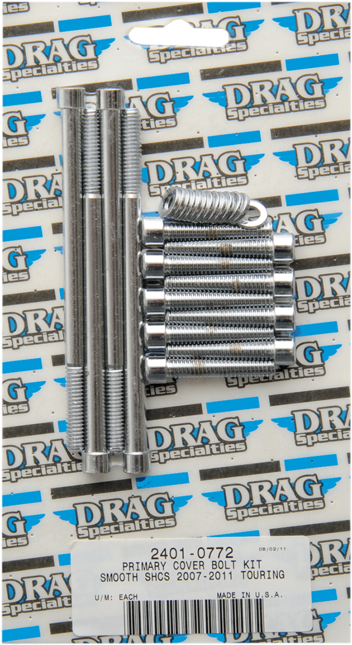 Drag Specialties Bolt Kit - Primary Cover - Smooth - Chrome - Touring