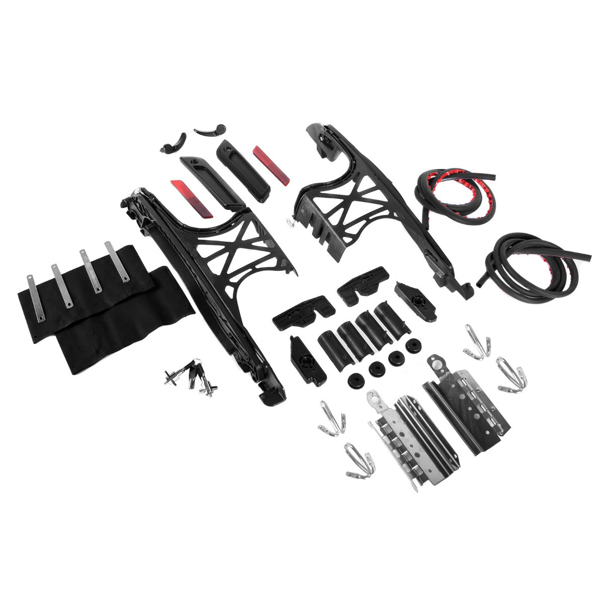 Hogworks One Touch Saddlebag Mounting Hardware / Latch / Lock Kit for Harley® '14-'25