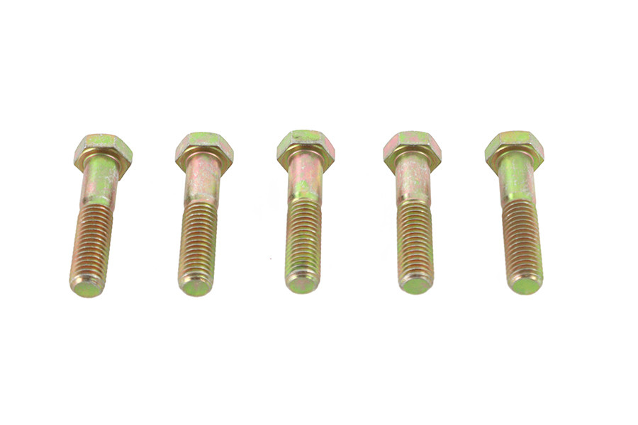 V-Twin - Zinc Hex Cap Bolts 1/2 inch-20 x 2 inch