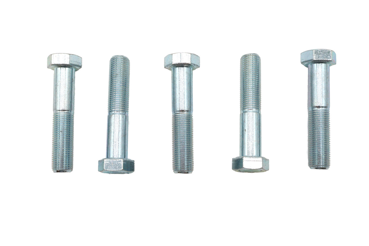 V-Twin - Zinc Hex Cap Bolts 1/2 inch-20 x 2-1/2 inch