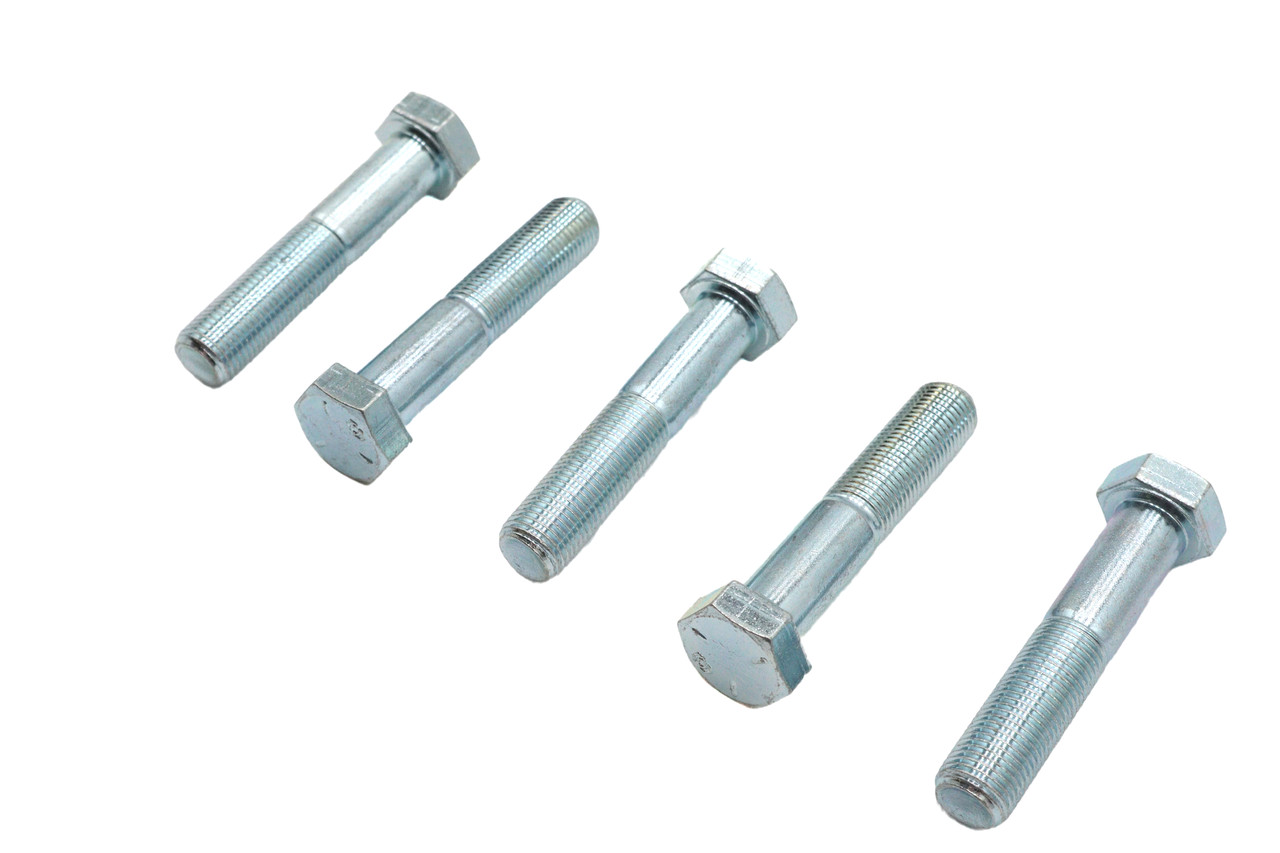 V-Twin - Zinc Hex Cap Bolts 1/2 inch-20 x 2-1/2 inch