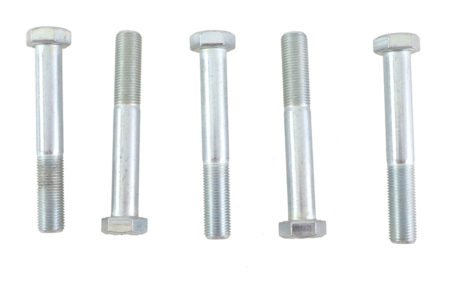 V-Twin - Zinc Hex Cap Bolts 1/2 inch-20 x 3-1/2 inch