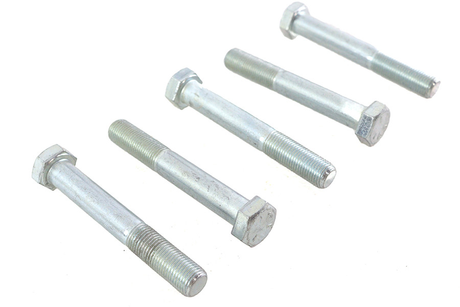 V-Twin - Zinc Hex Cap Bolts 1/2 inch-20 x 3-1/2 inch