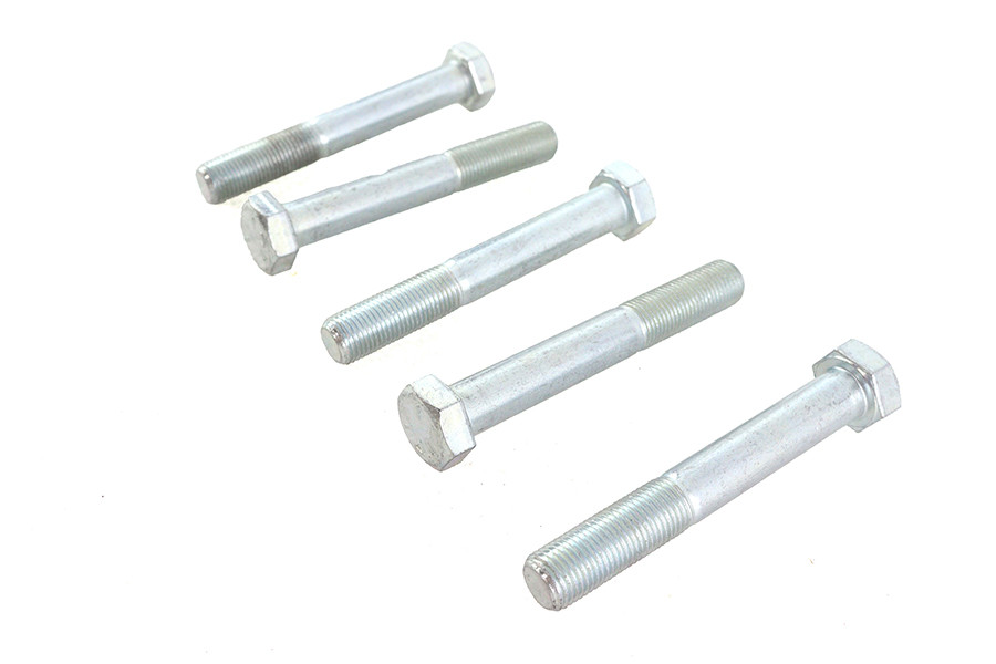 V-Twin - Zinc Hex Cap Bolts 1/2 inch-20 x 3-1/2 inch