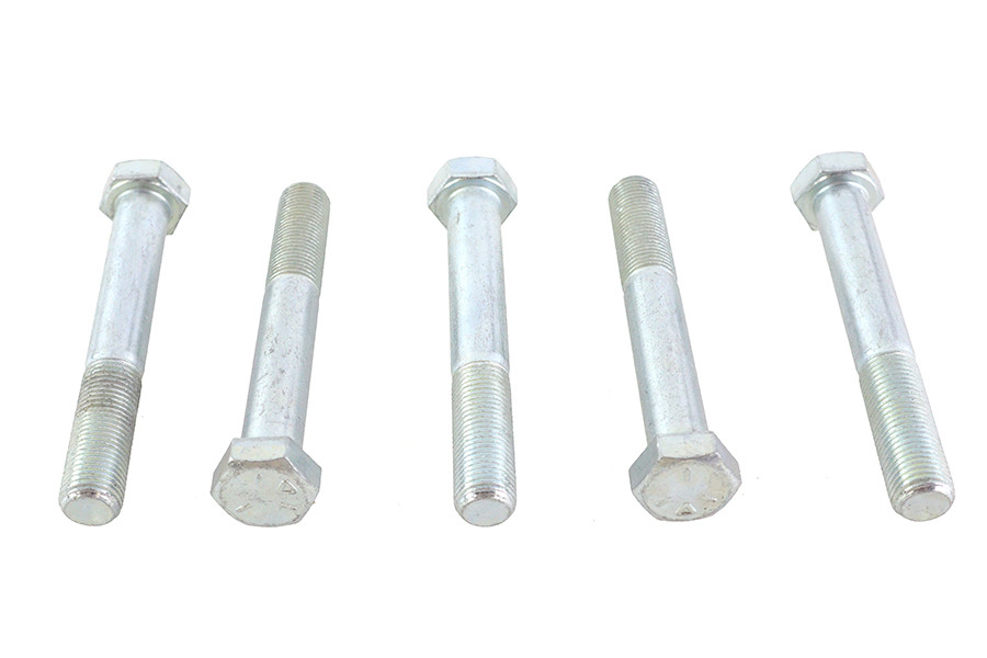 V-Twin - Zinc Hex Cap Bolts 1/2 inch-20 x 3-1/2 inch