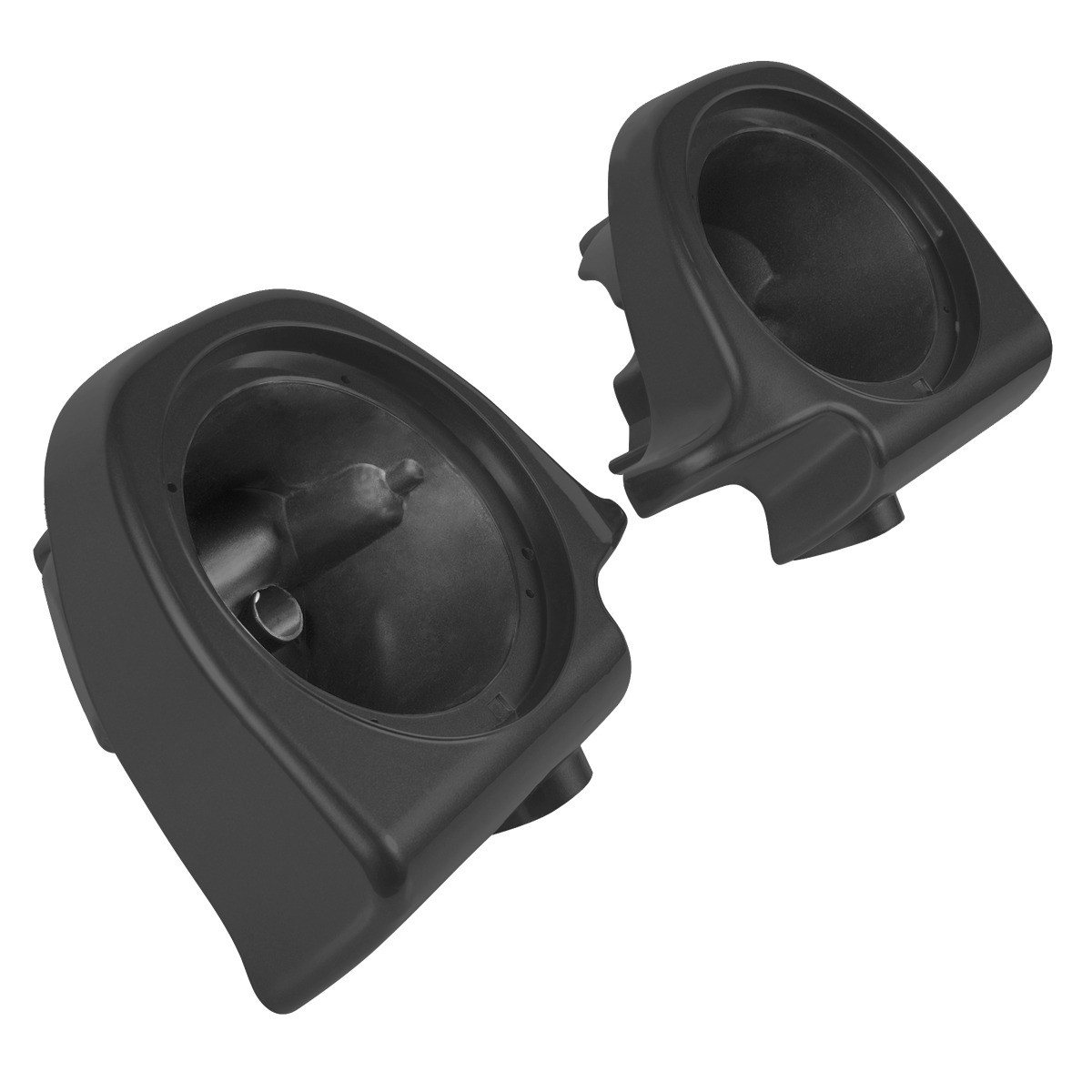 Hogworks 6.5" Lower Vented Fairing Speaker Pod Mounts for Harley® Touring '94-'25