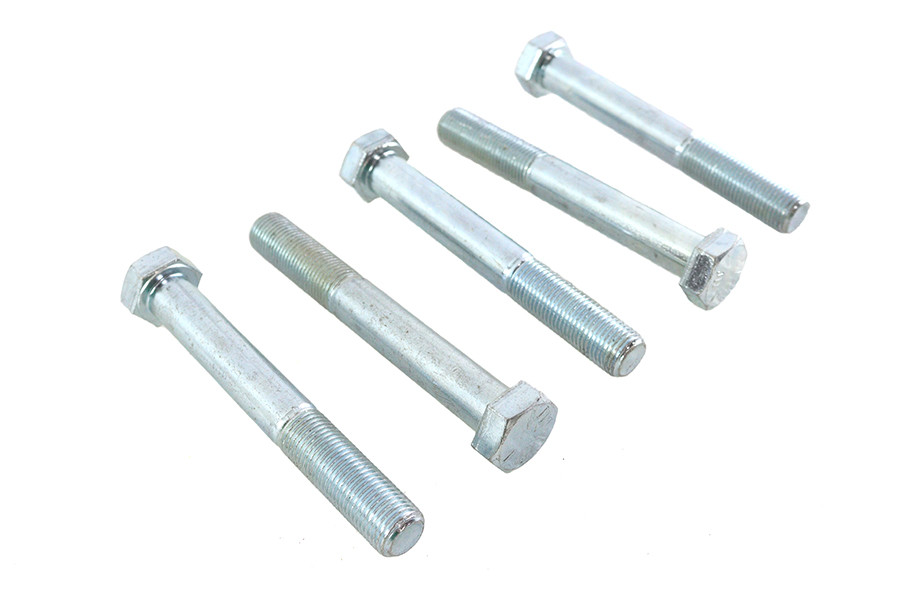 V-Twin - Zinc Hex Cap Bolts 1/2 inch-20 x 3-3/4 inch