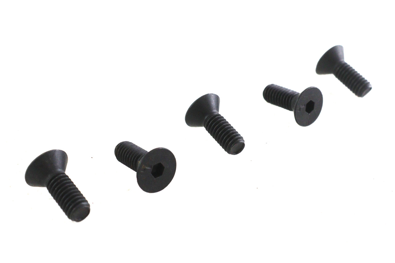 V-Twin - Allen Flat Head Screws Black 5/16 inch-18 x 5/8 inch